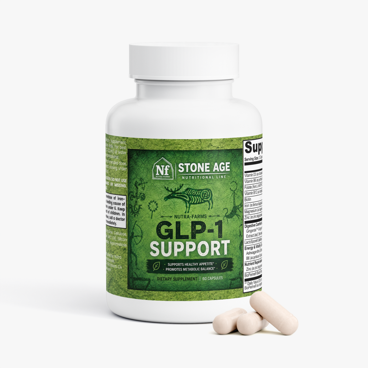 Stone Age GLP-1 Support | 60 Capsules