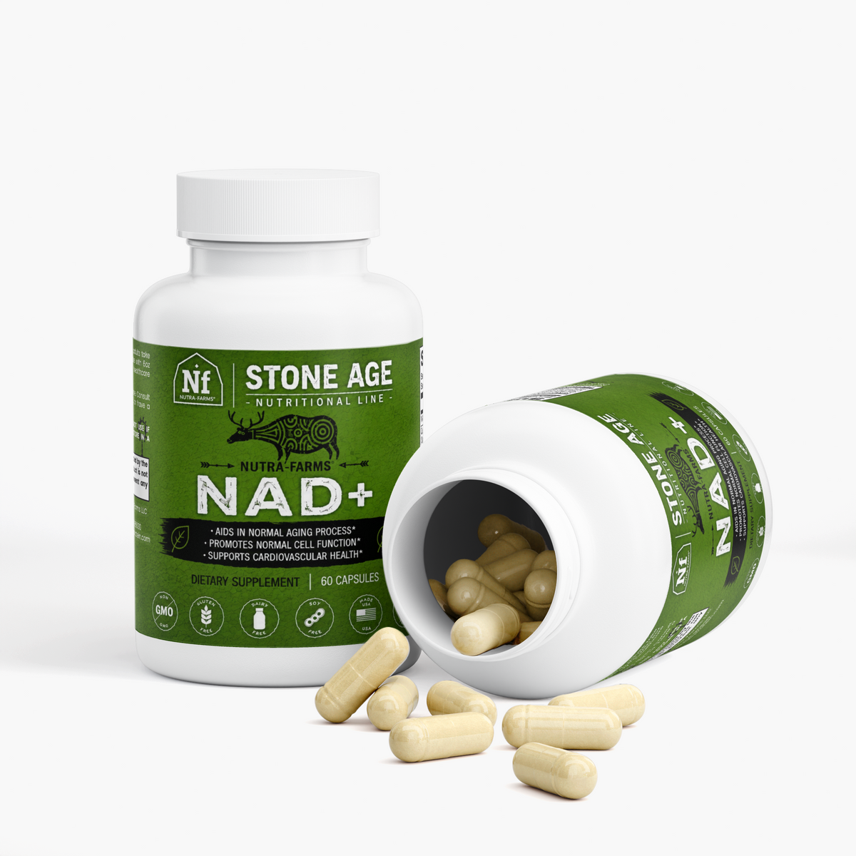 Stone Age Cellular Vitality Capsules with NAD+ | 60 Count