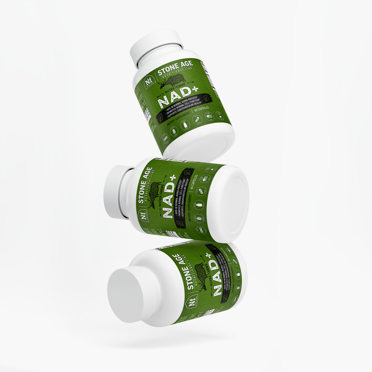 Stone Age Cellular Vitality Capsules with NAD+ | 60 Count