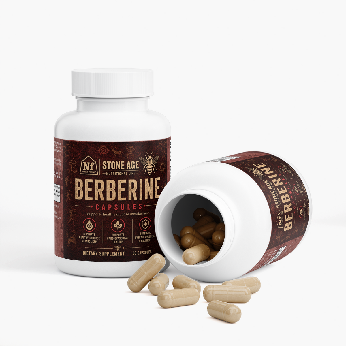 Stone Age Berberine Metabolic Wellness Capsules | 60 Count