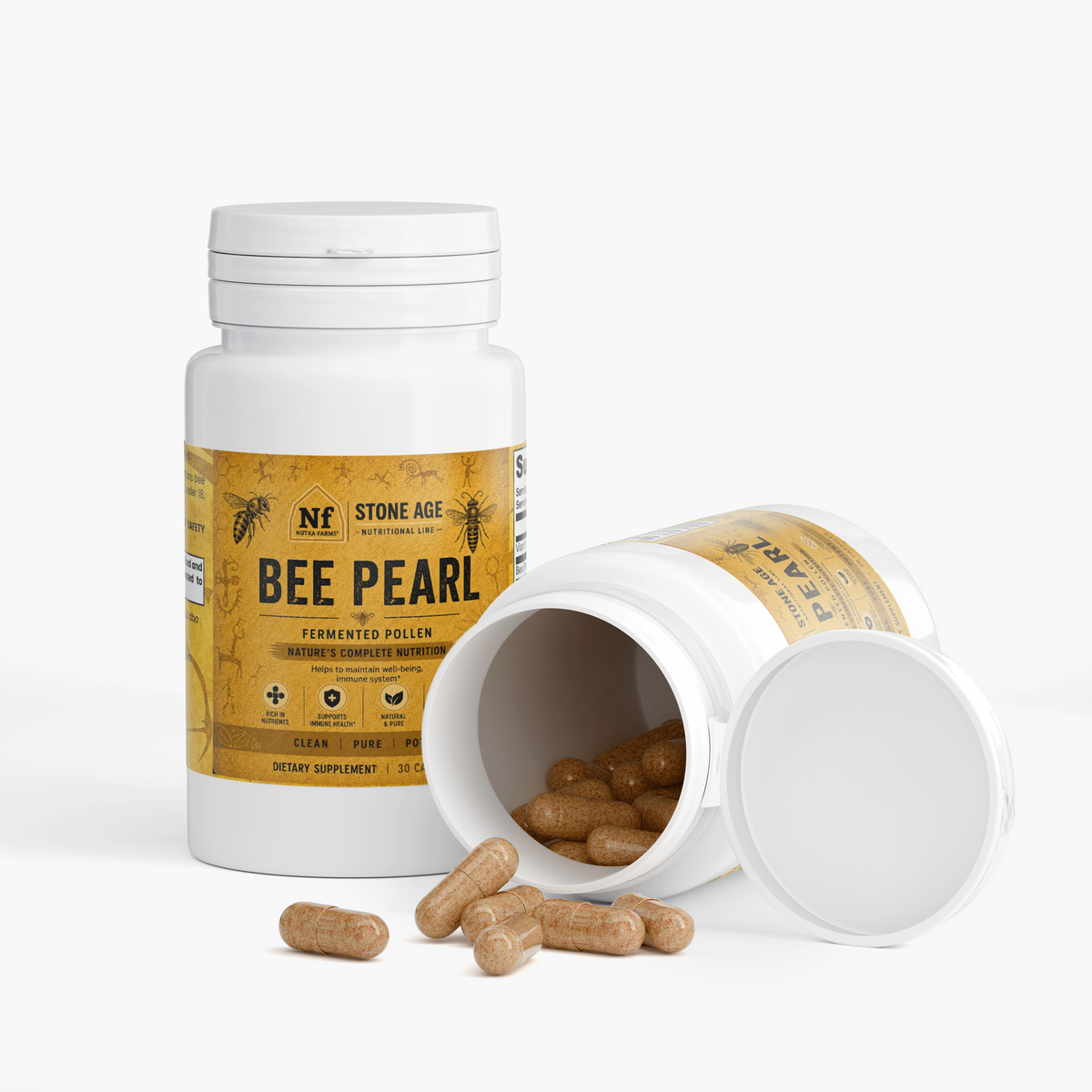 Stone Age Bee Pearl Capsules – Natural Vitality Blend | 30 Caps