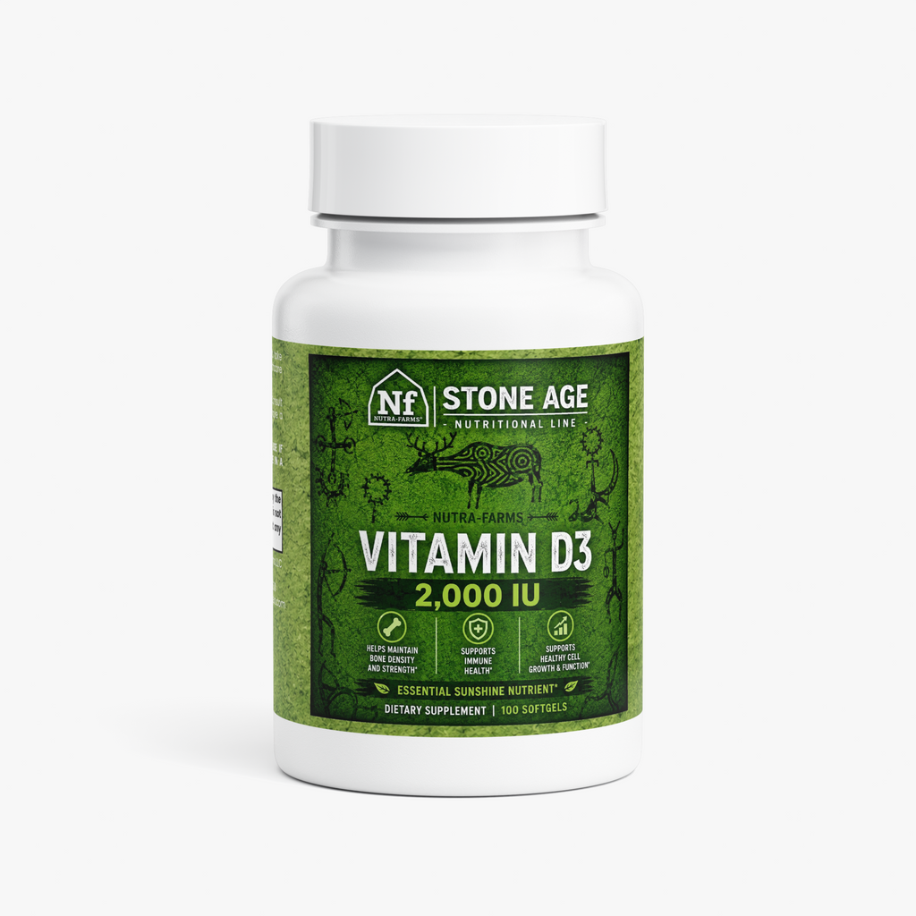 Stone Age Vitamin D3 Sunshine Wellness Softgels | 100 Count