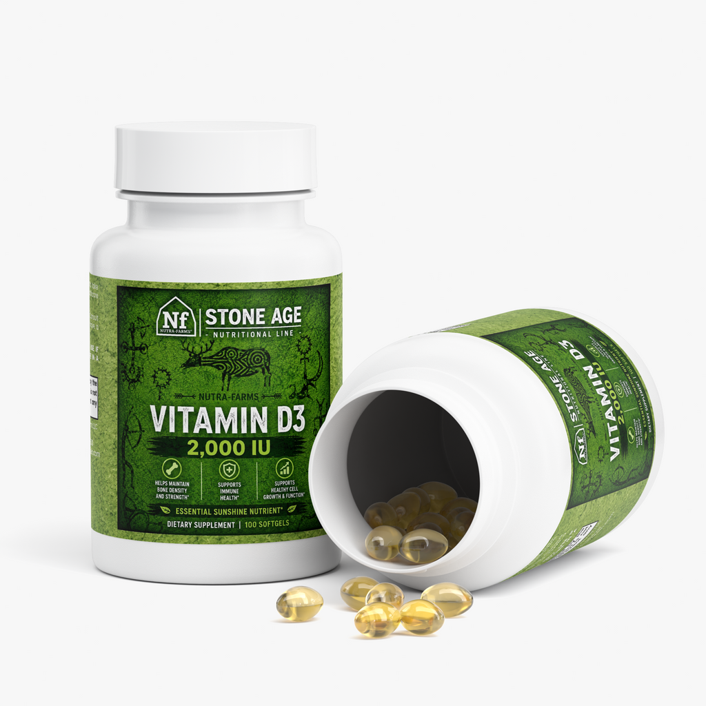 Stone Age Vitamin D3 Sunshine Wellness Softgels | 100 Count