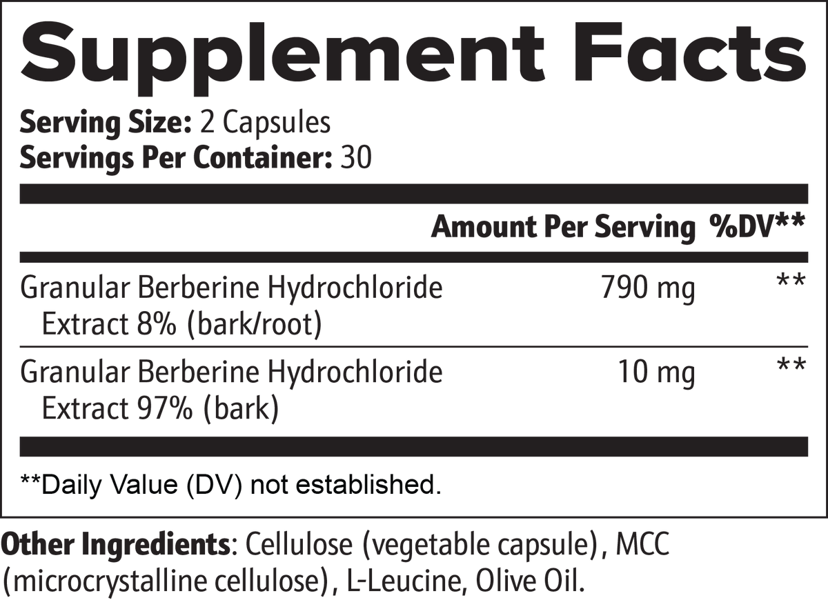 Stone Age Berberine Metabolic Wellness Capsules | 60 Count