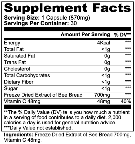 Stone Age Bee Pearl Capsules – Natural Vitality Blend | 30 Caps