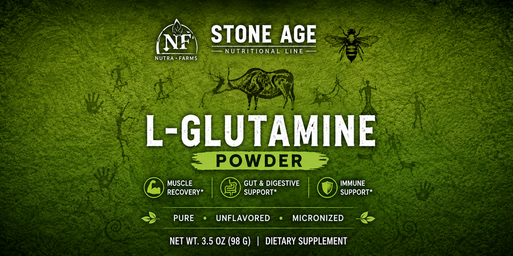Stone Age L-Glutamine Powder | 98g