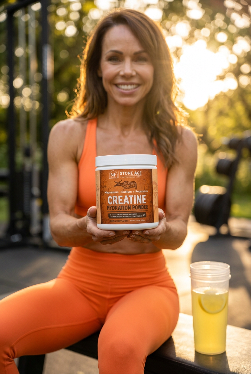 Stone Age Creatine Hydration Powder - Lifestyle