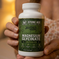 Stone Age Magnesium Glycinate - Bottle Close Up