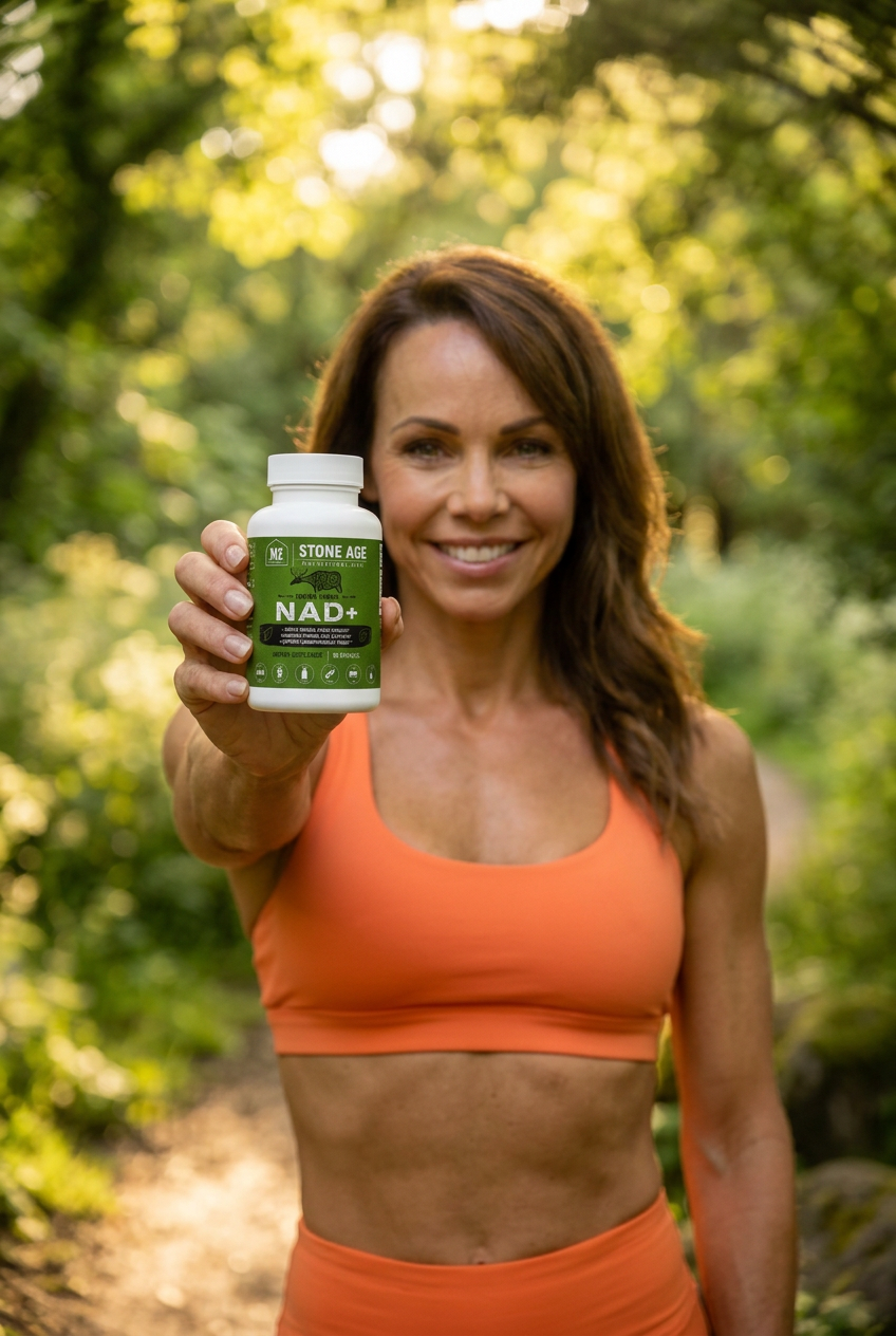 Stone Age NAD+ - Model Holding Bottle