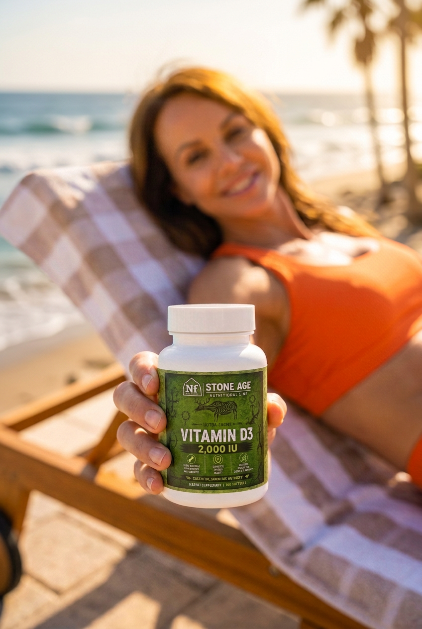 Stone Age Vitamin D3 - Beach Lounge Chair