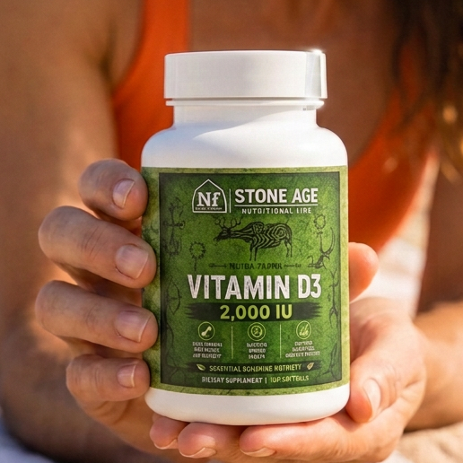 Stone Age Vitamin D3 - Swimsuit Sunbathing
